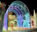 Новогоднее украшение для города Светодиодная арка "Аллея" RGB 2х3х2,5 м 