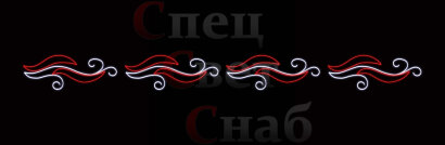 Украшение города к 9 мая. Перетяжка Небесный узор односторонний, красно-белый, 8-12м